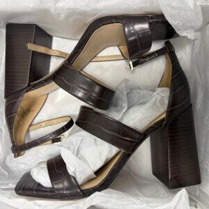 New Calvin Klein Dark Brown Womens Shoe Sheryl2 sz 9, best fits 9 1/2